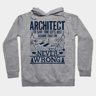 architect never wrong Hoodie